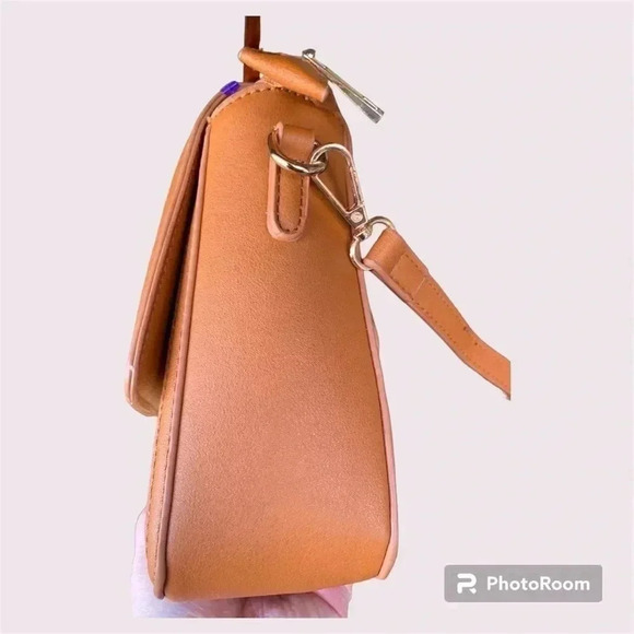 Shoulder Bag Brown and Tan Ladies Bag - Picture 7 of 8